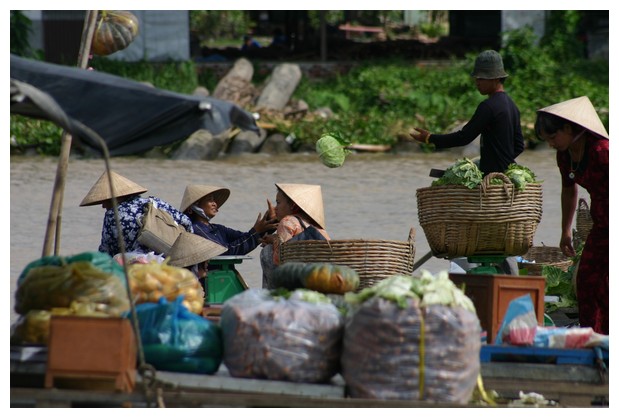 Floating Market scene