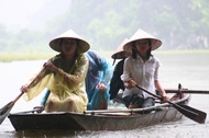 It's Raining in Tam Coc