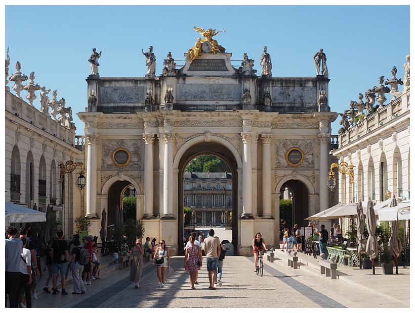 The Arc de Triomphe