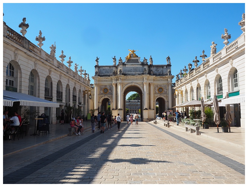The Arc de Triomphe