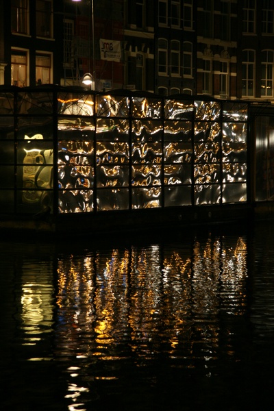 Floating Flower Market at Night
