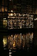 Floating Flower Market at Night