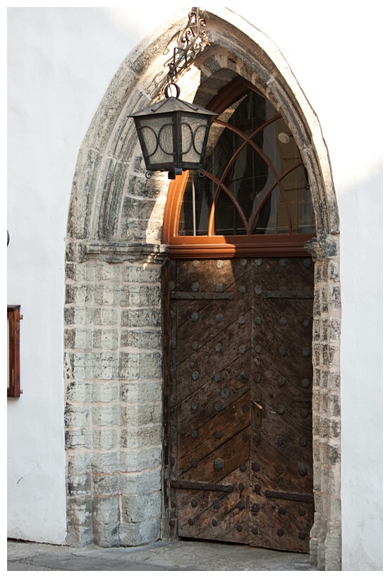 Streetlamp over Door