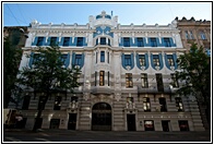 Blue-and-White Building