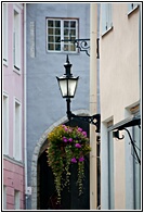 Streetlamp over Baby-blue
