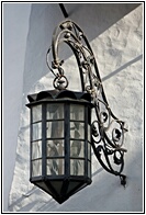 Streetlamp over White