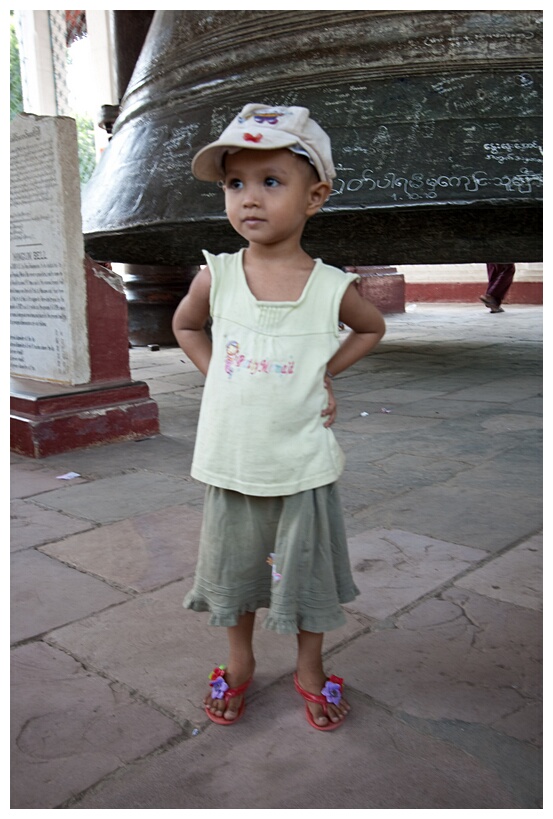 Boy with Mingun Bell