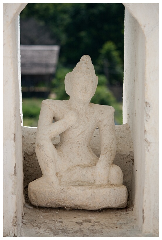Whitewashed Figure