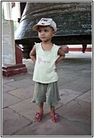 Boy with Mingun Bell
