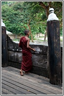 Monk at the Veranda