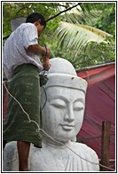 Stonemason Working