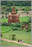 Walking between Pagodas