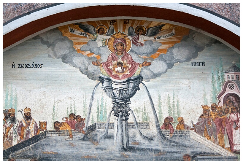 Mural of the Virgin