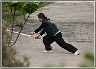 Practising Tai Chi