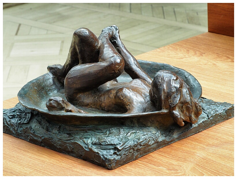 Woman Taking a Bath