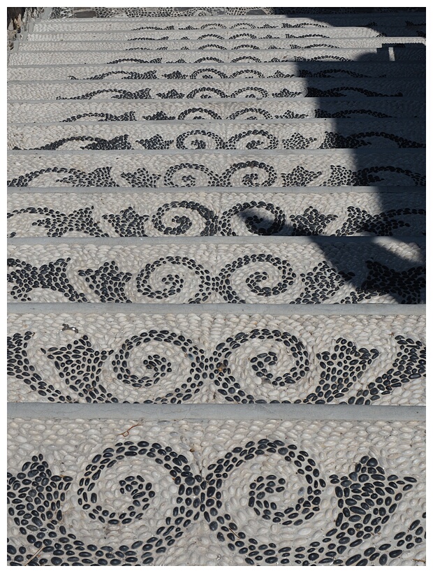 Pebbled Stairs