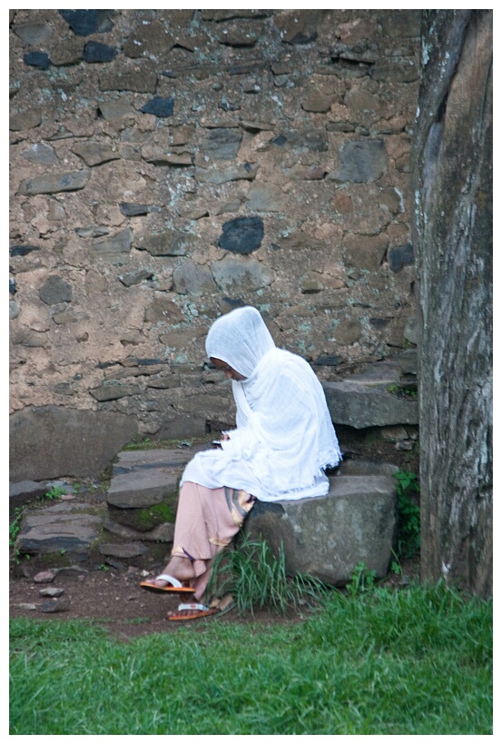 Woman Prying