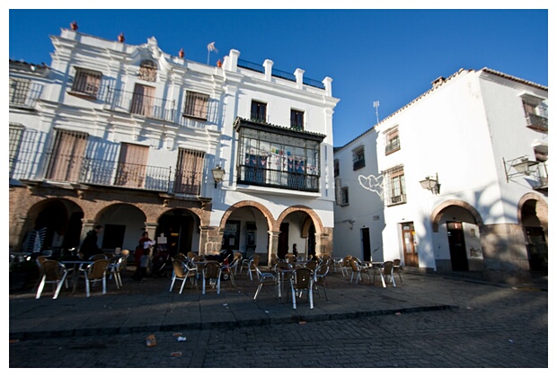 Terrazas en la Plaza Grande