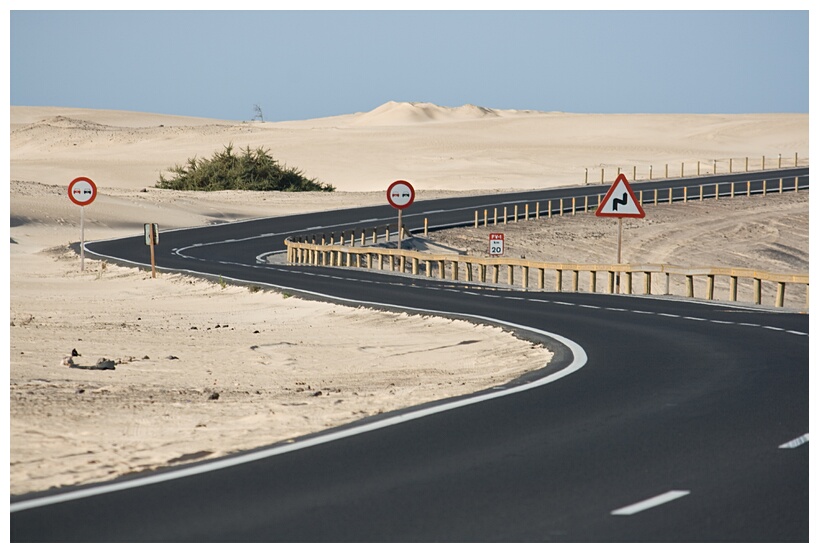 Carretera en la Arena