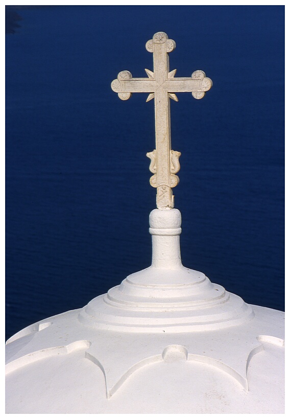 Blue and White