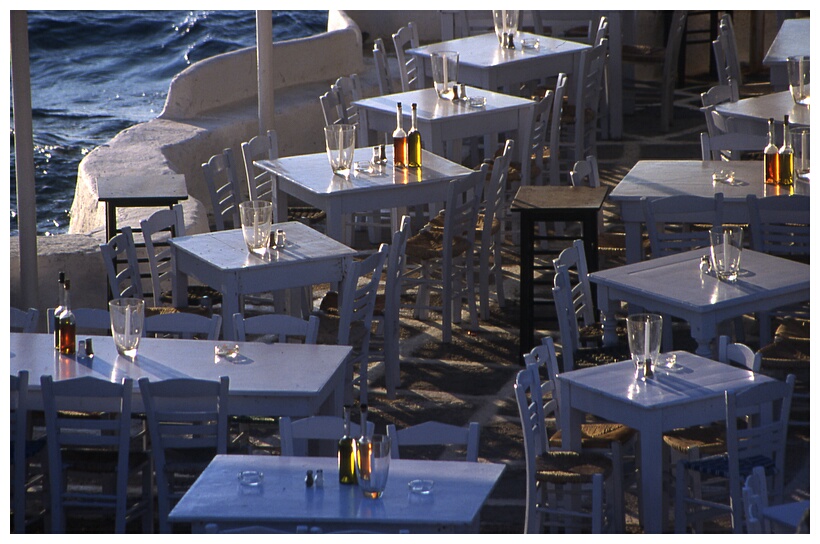 Tables at Sunset