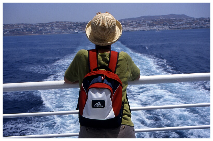 Sailing to Paros