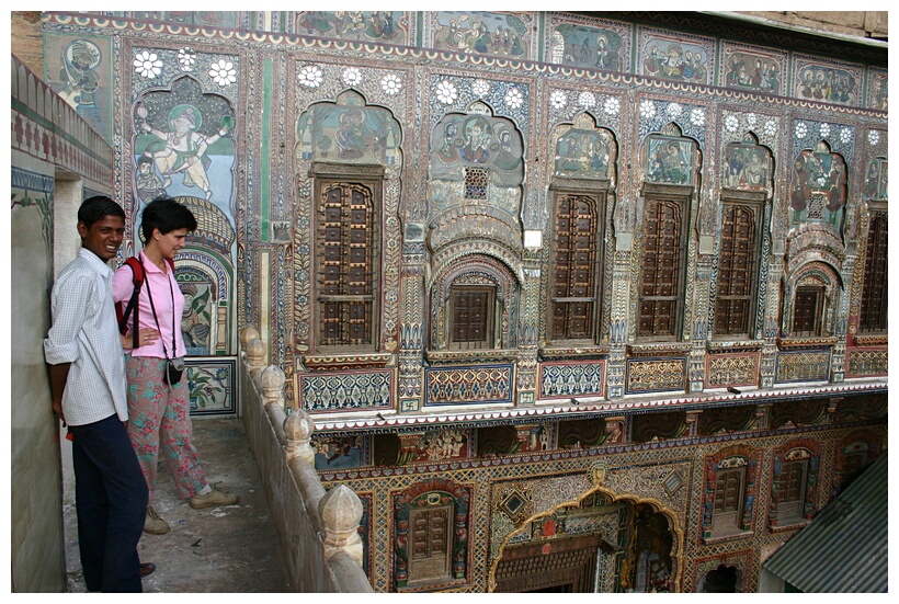 Visiting a haveli