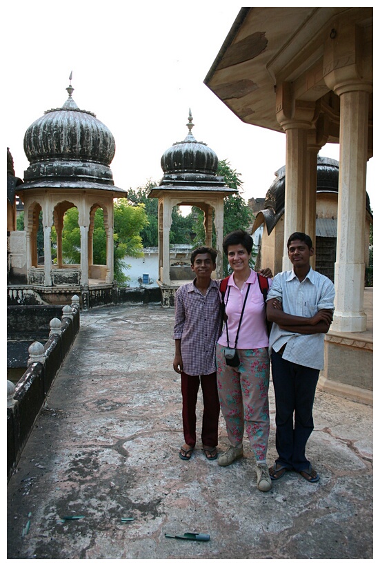 Our improvised guides