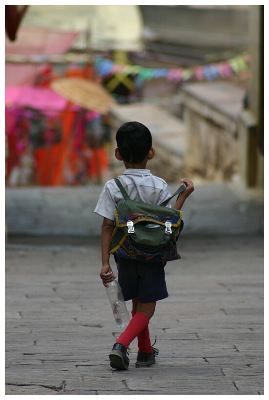 Going to school