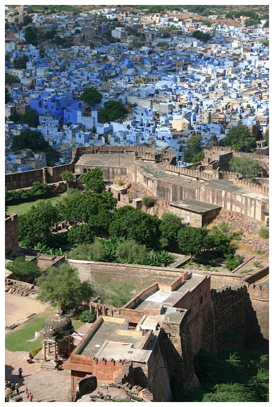 The blue city