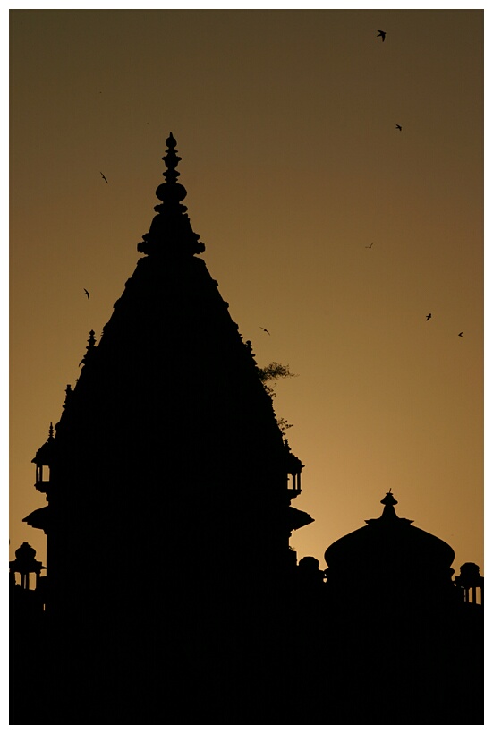 Royal Chhattris at sunset