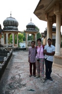 Our improvised guides