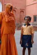 Girl and granny