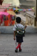 Going to school