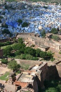 The blue city