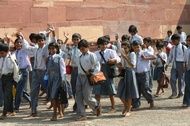 Boys at schollar excursion