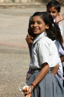 Uniformed girl
