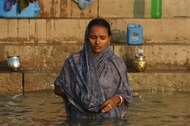 Entering in the Sacred Water