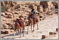 Camels in Petra
