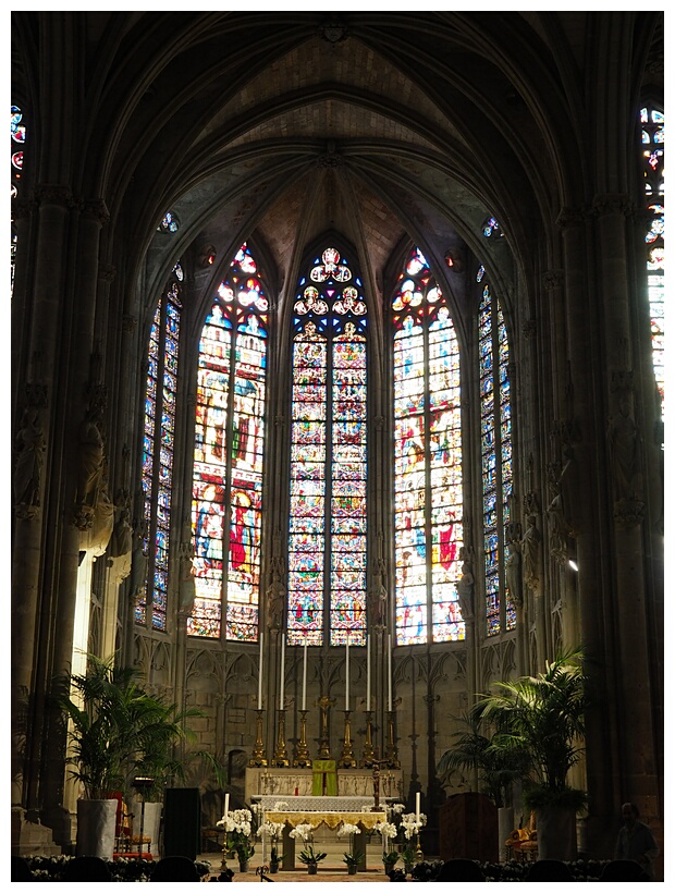 Choir stained glass