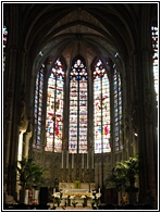 Choir stained glass