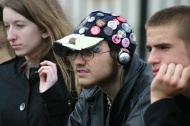 Jovenes en Trafalgar Square