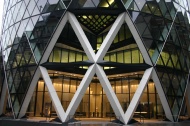 Detalle del edificio de Norman Foster