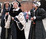 Catalina de Aragon y su sequito