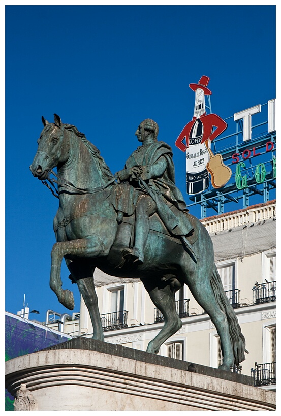 Carlos III con el Tio Pepe
