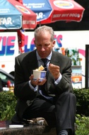 Businessman lunch