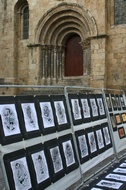 Drawing in the street