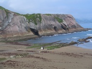 Acantilados en la Playa de Itzurun