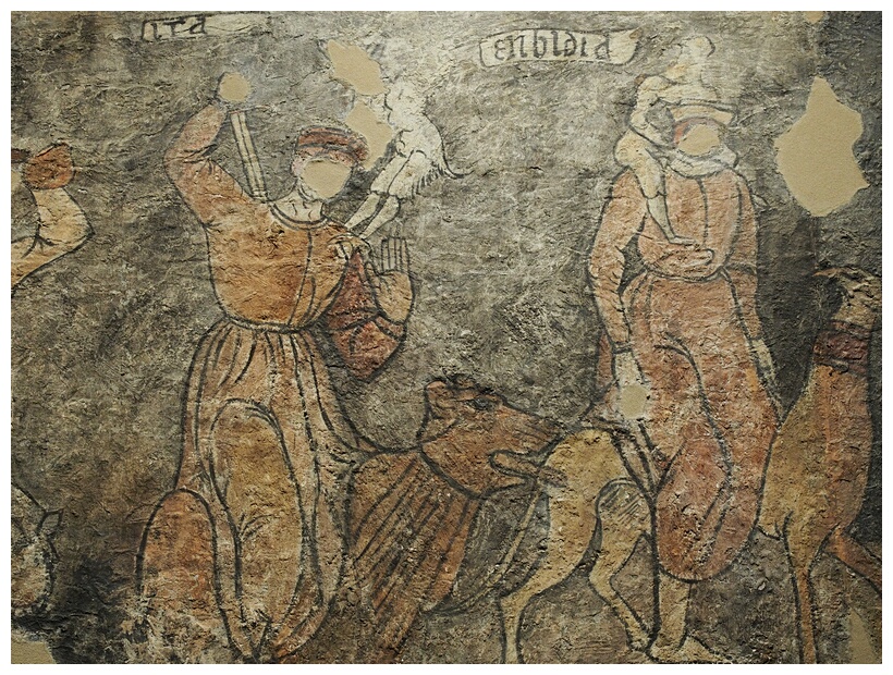 Museo Diocesano de Jaca con iconografa de los Siete Pecados Capitales. 