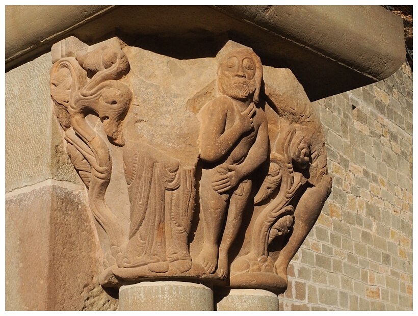 Capitel de Adn y Eva